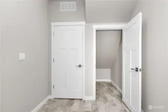 extra storage space in laundry room