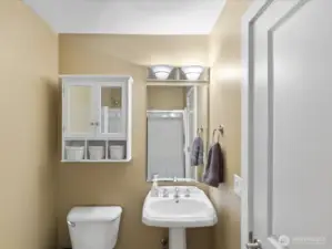 .75 bathroom on main floor