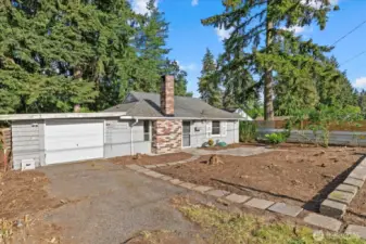 Instant equity in making this large front yard your own!
