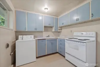 Lots of options for creating a designer kitchen and adding equity to this space