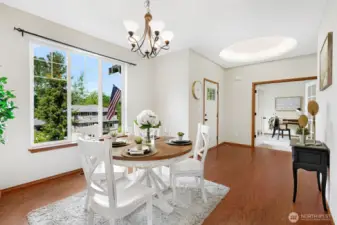 Main floor dining room