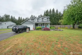 Front of the house.