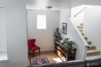 Entry area - shoe removal
