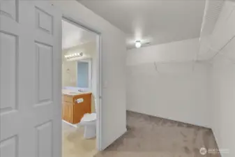 Primary Walk In Closet