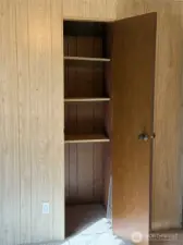 Additional storage space