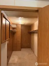 Large walk-in closet