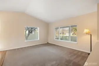 Spacious living room