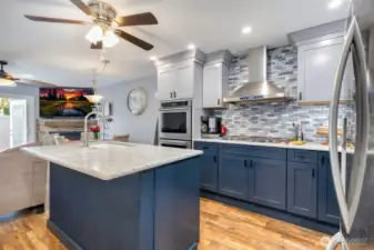 Brand new kitchen remodel from the studs out. Everything is new!