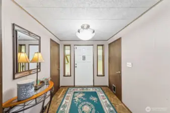 2nd entrance w/more storage on either side