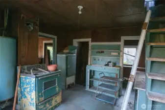 Kitchen of cabin