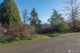 View from the street to the South.