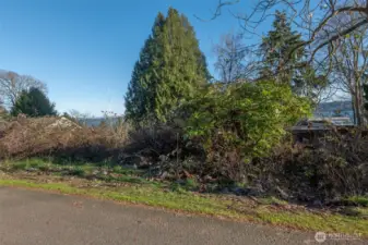 View from the street to the North.