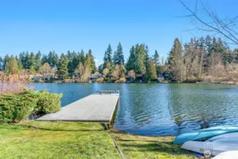 Enjoy exclusive HOA-owned lake access. Launch your kayak from the private dock, fish, swim, or relax in the gated park-like setting right at your doorstep.