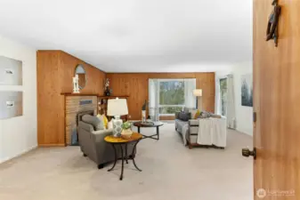 Spacious living room.