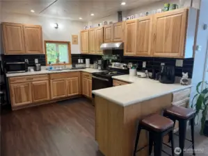 updated and remodeled kitchen
