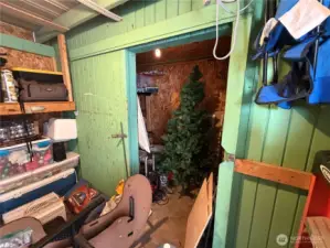 inside of storage area