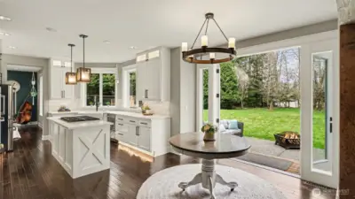 Updated to perfection! Entertaining is a breeze indoors and outdoors.