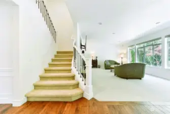 staircase to upstairs