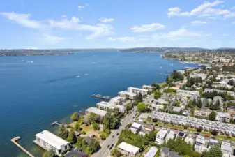 Waterfront lot facing Northwest