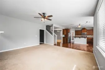 Living Room off Kitchen