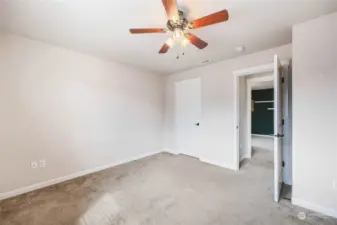 Bedroom 3 with Walk in Closet