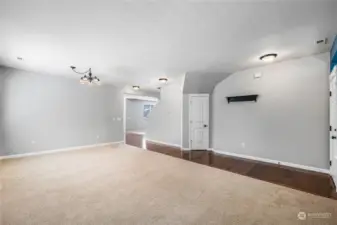 Dining Room, Living Space & Coat Closet