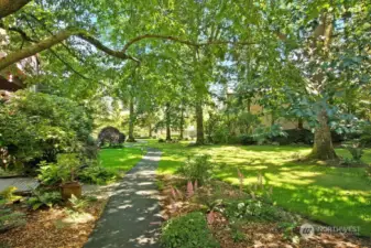 Below the deck is this magnificent landscaping upgrade in what is called 'the meadow'.  Tranquil and serene.