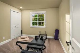 Here is bedroom number 4, providing space for guests or for a second office, hobby room or home gym.