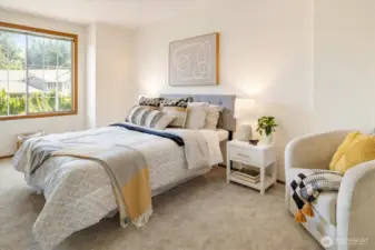 Second bedroom shares a jack and jill bathroom with the third bedroom.