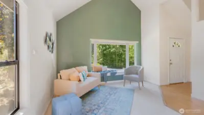 Extra-tall vaulted ceilings and standout architectural details give this home real personality. From the moment you walk in, it’s clear...this is no cookie-cutter home!