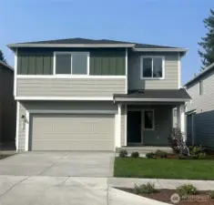 Beautiful calm green tones on this move in ready home.