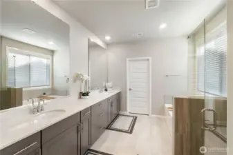 Spa like ensuite bathroom complete with luxury details