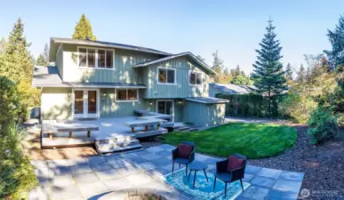 Lots of room for bbqs and parties