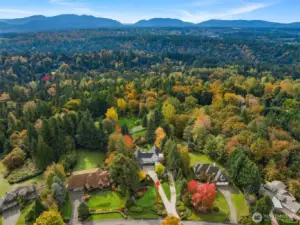 Picturesque Setting on a Circular Drive