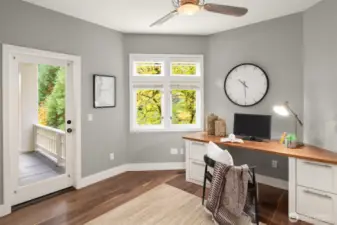 Main Floor Office/Den off Entry