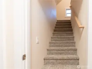 But wait....there's more! Stairs lead to bonus room/flex space!