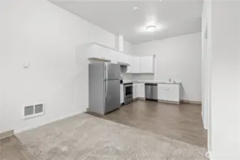 Unit #15 Kitchen & living space
