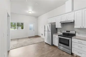 Unit #15 Kitchen & living space