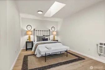 Bedroom #2 doubles as a flex space — ideal as a home office, guest room, or even a third living area.