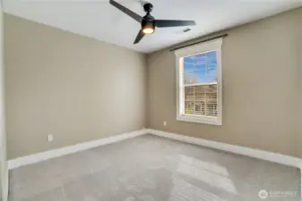 The second upstairs bedroom.