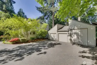 3 car garage with the room for RV or shop