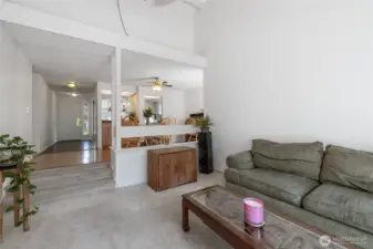 These are the only three steps in the condo