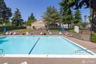 Clubhouse has a great pool area