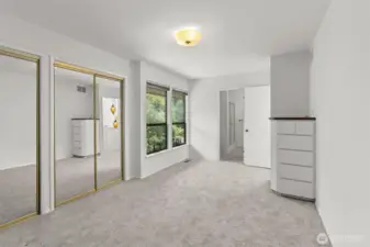 2nd bedroom on upper floor. Ample closet space