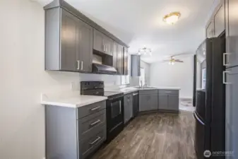 Plenty of space in this kitchen for whipping up favorite dishes.