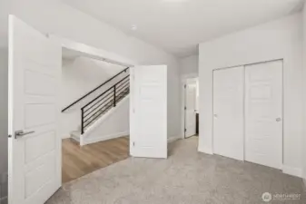 This is a general representation of floor plan and may vary from actual home constructed. Features in photos, upgrades, elevation, materials, dimensions and layout all subject to change without notice.