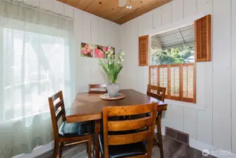 Dining Nook! Or an office space!