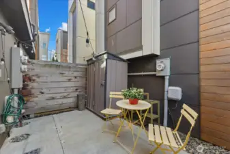 Private Patio off lower bedroom