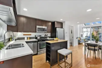 Fully updated kitchen