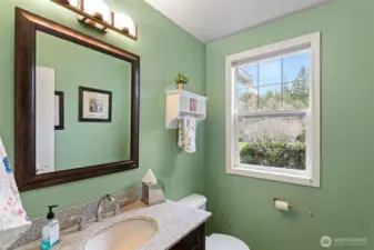 Half bath downstairs